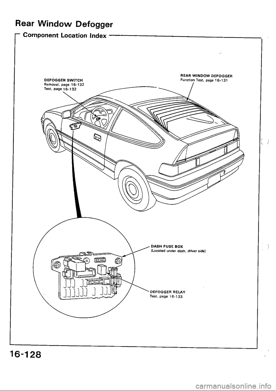 HONDA CIVIC 1990 4.G Workshop Manual 