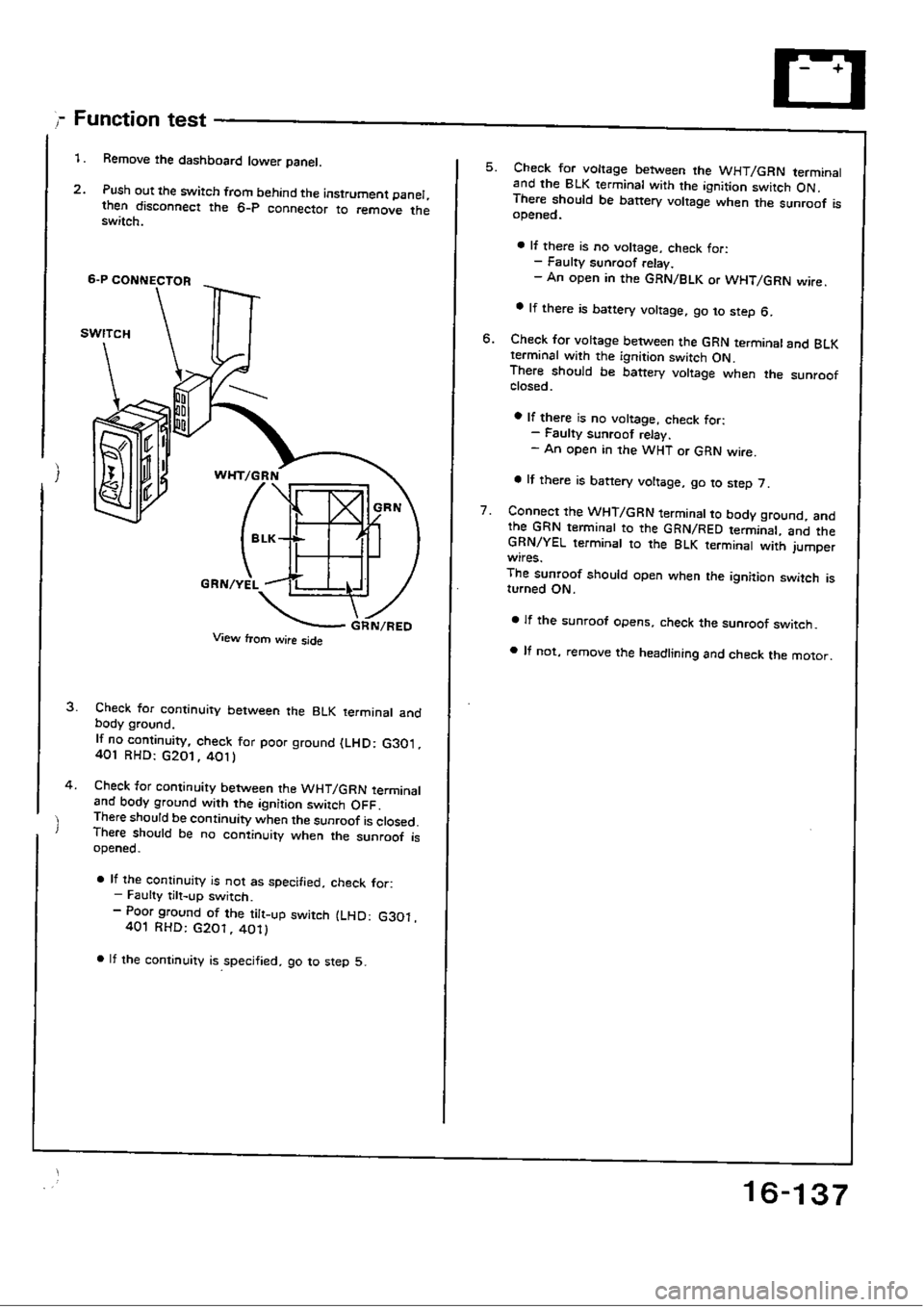 HONDA CIVIC 1989 4.G Workshop Manual 