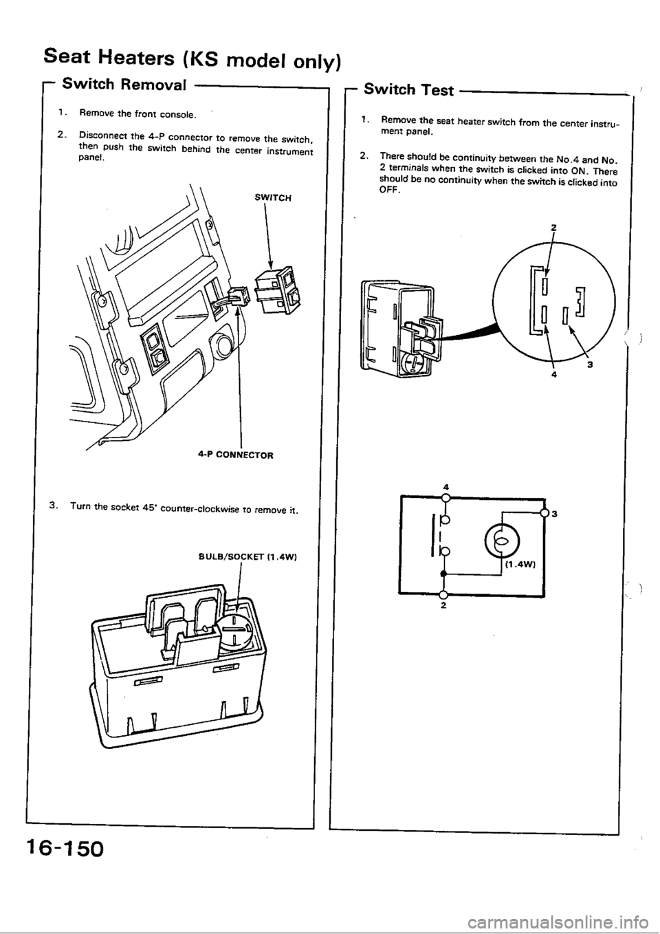 HONDA CIVIC 1989 4.G Workshop Manual 