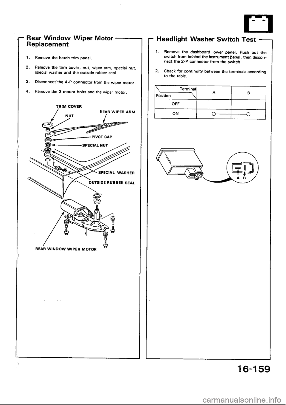 HONDA CIVIC 1988 4.G Workshop Manual 