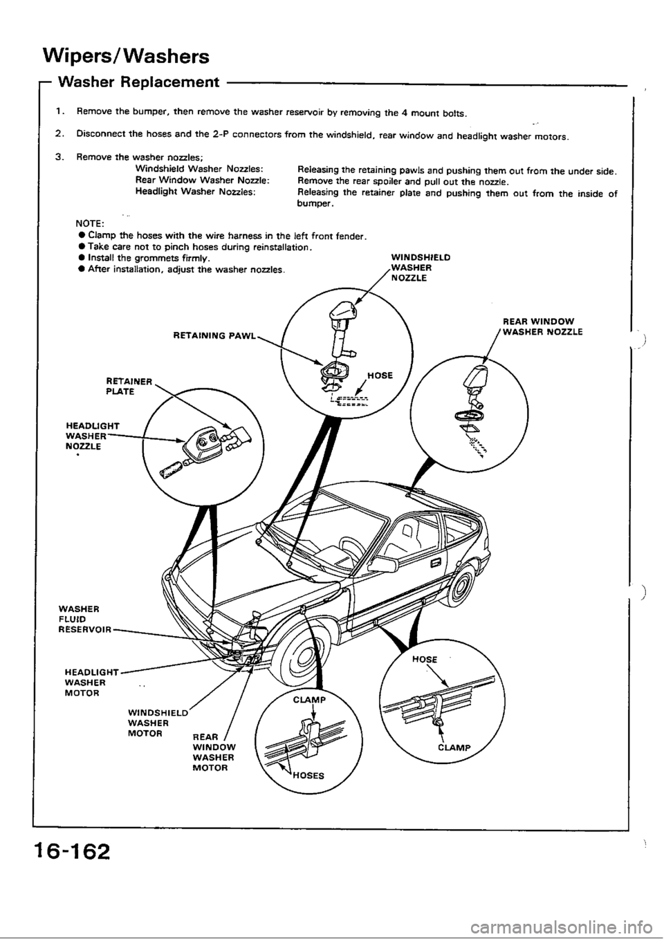 HONDA CIVIC 1988 4.G Workshop Manual 