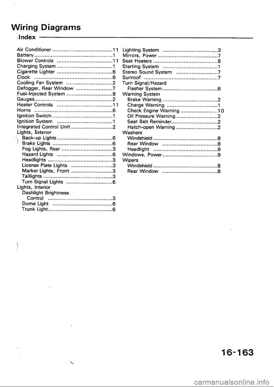 HONDA CIVIC 1990 4.G Workshop Manual 