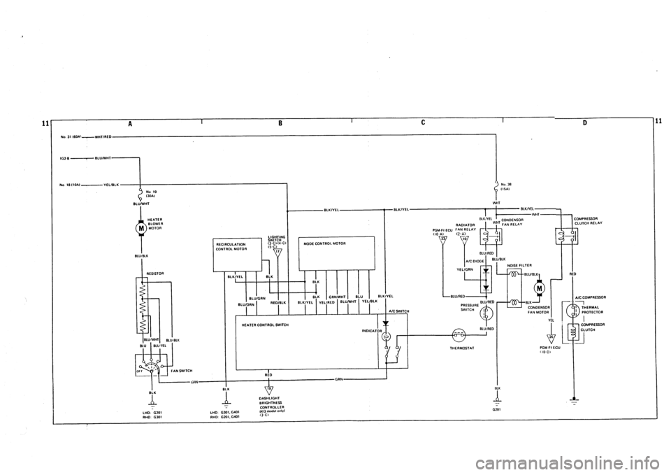 HONDA CIVIC 1990 4.G Workshop Manual 