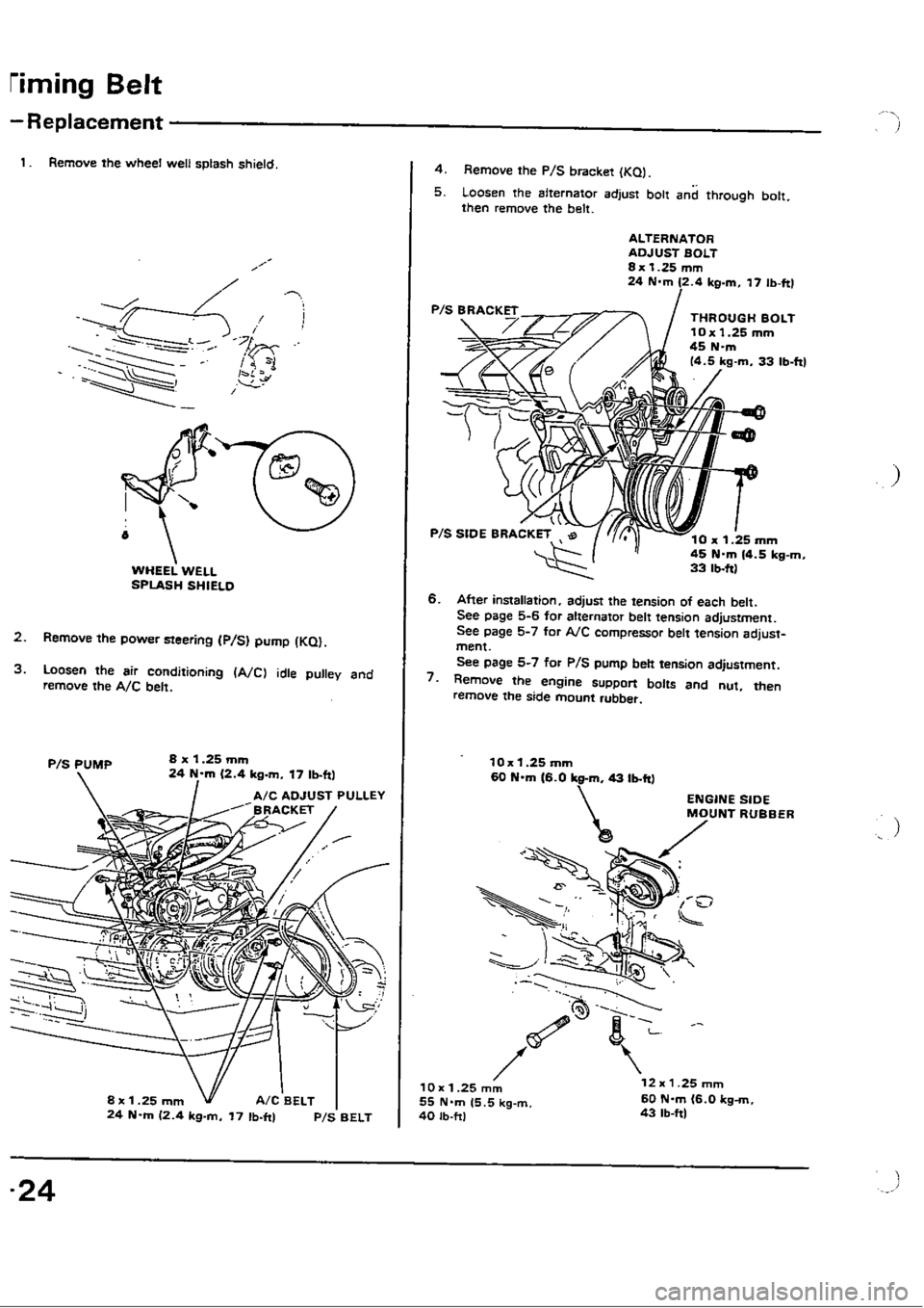 HONDA CIVIC 1990 4.G Workshop Manual 
