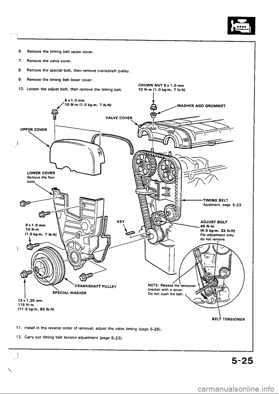 HONDA CIVIC 1990 4.G Workshop Manual 