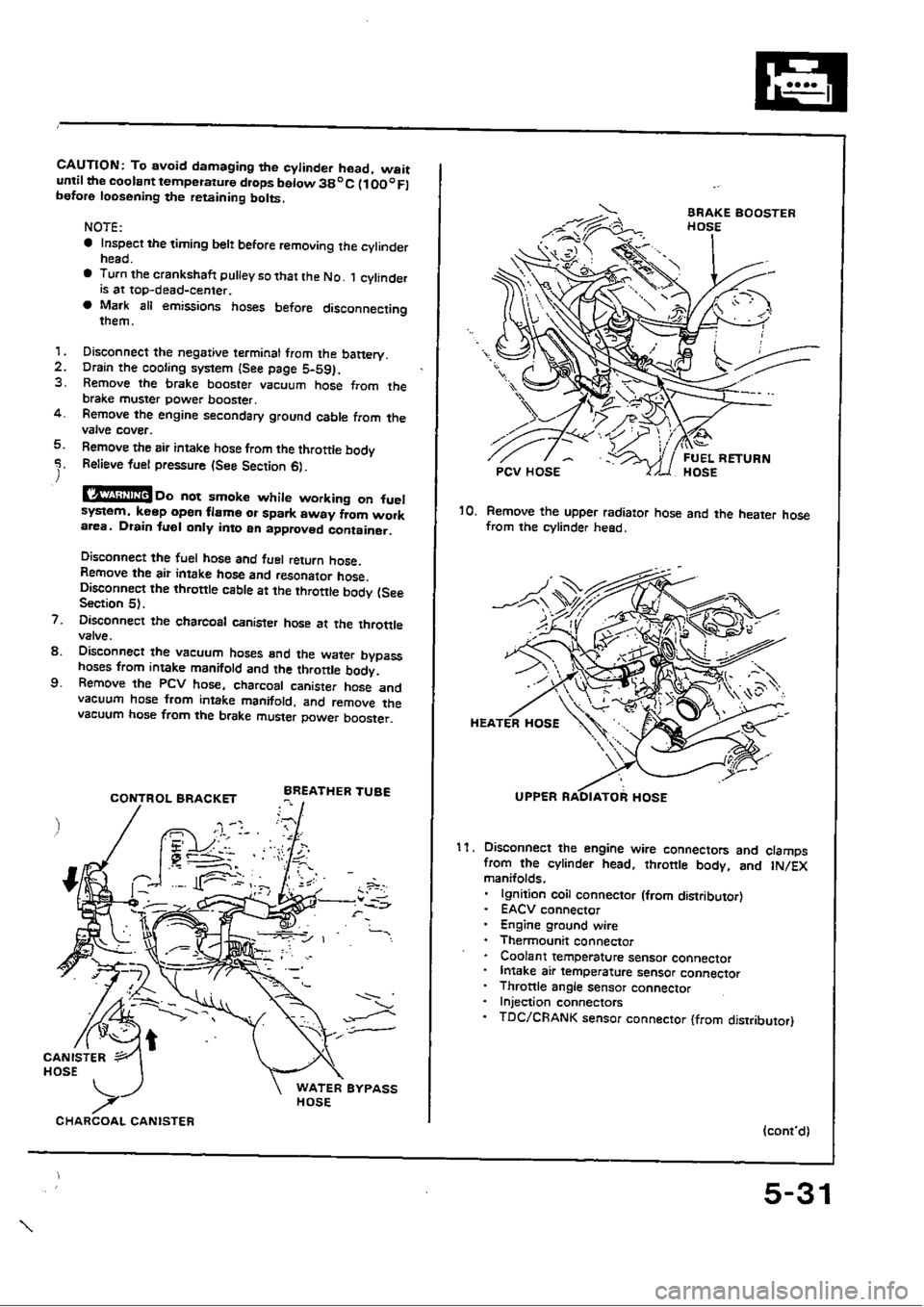 HONDA CIVIC 1990 4.G Workshop Manual 