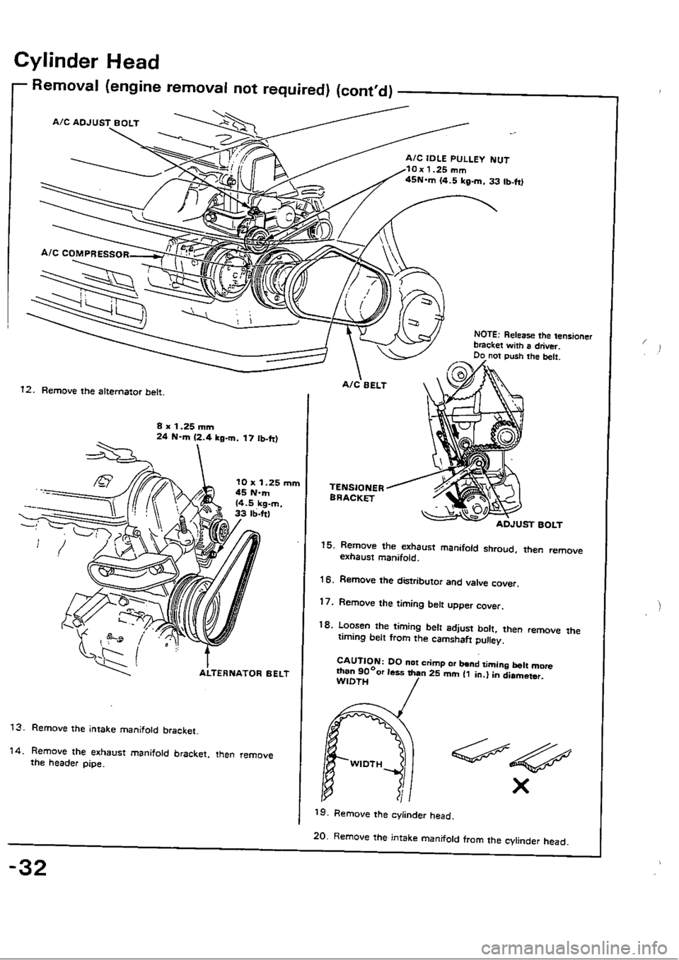 HONDA CIVIC 1990 4.G Workshop Manual 