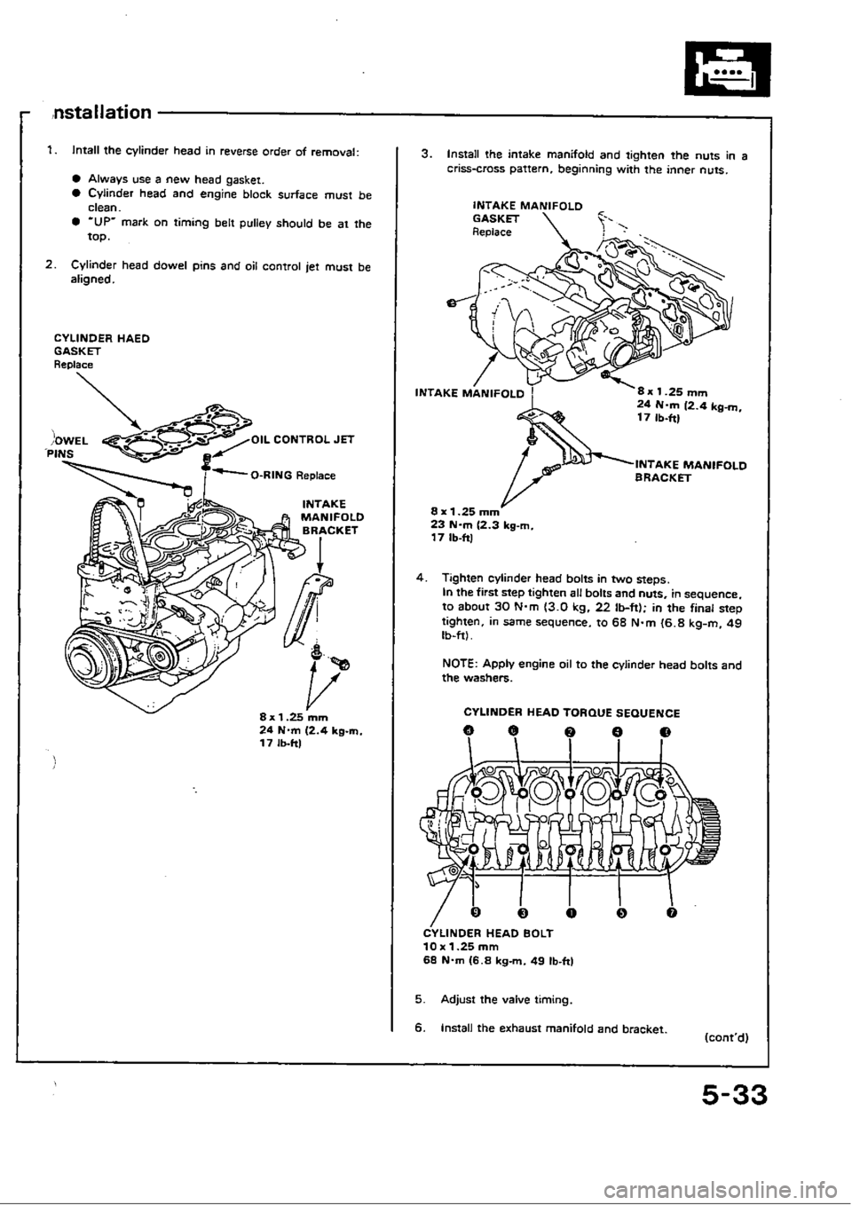 HONDA CIVIC 1990 4.G Workshop Manual 