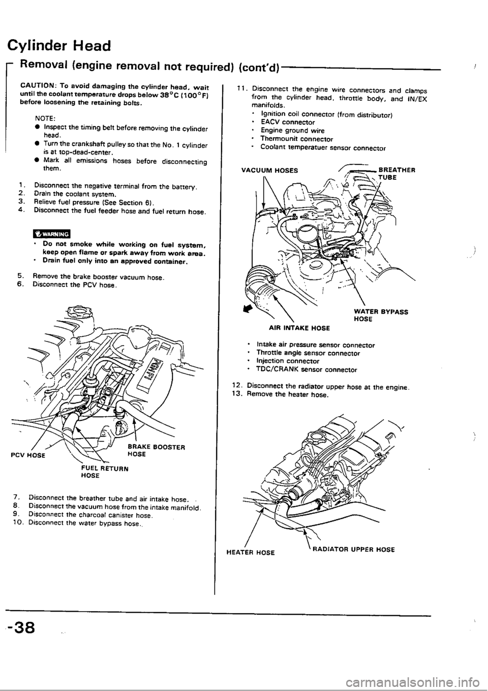 HONDA CIVIC 1990 4.G Workshop Manual 