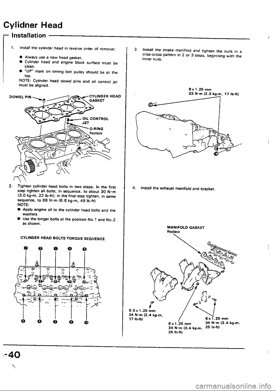 HONDA CIVIC 1990 4.G Workshop Manual 
