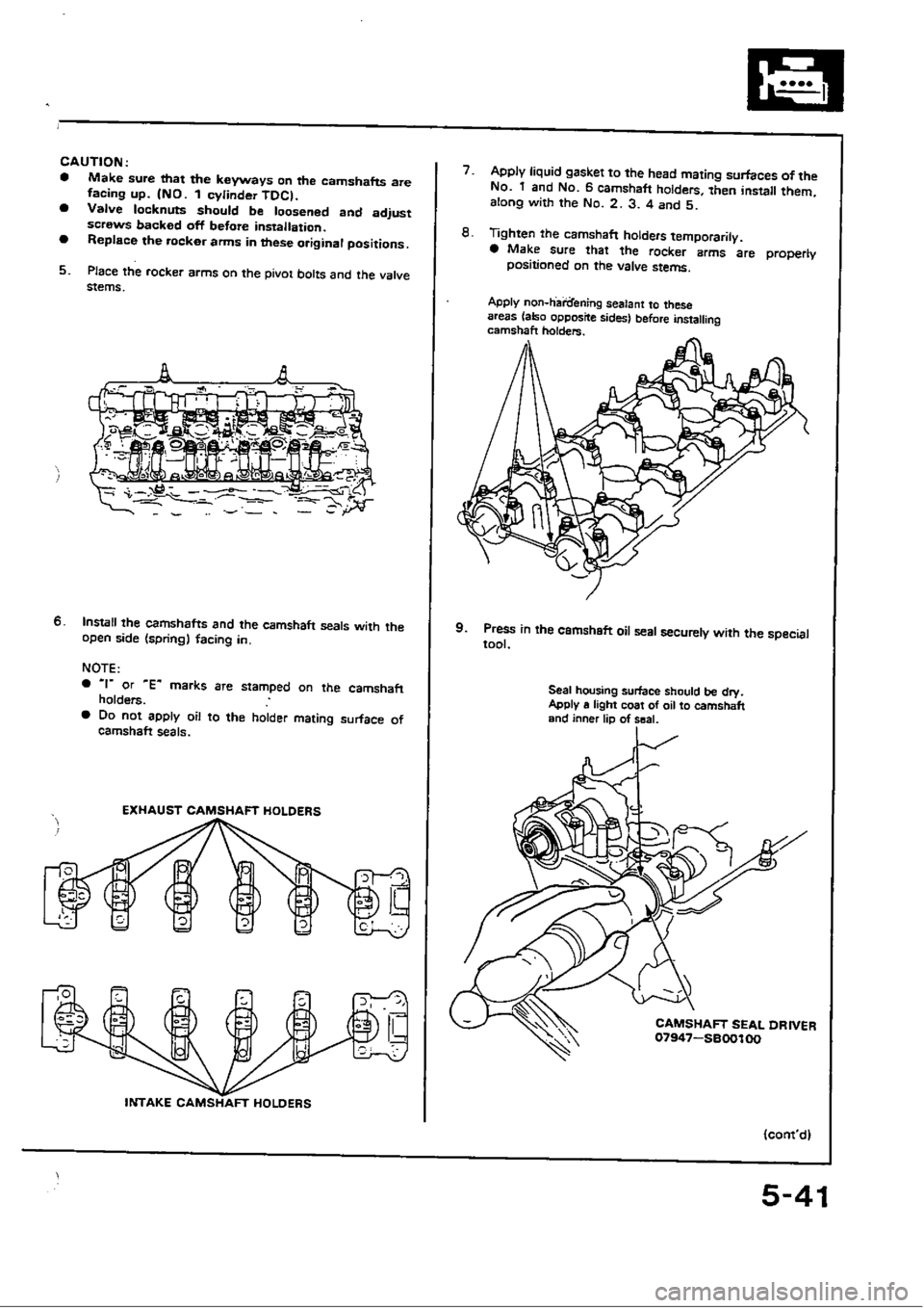 HONDA CIVIC 1990 4.G Workshop Manual 