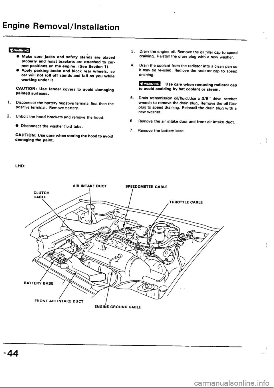 HONDA CIVIC 1990 4.G Workshop Manual 