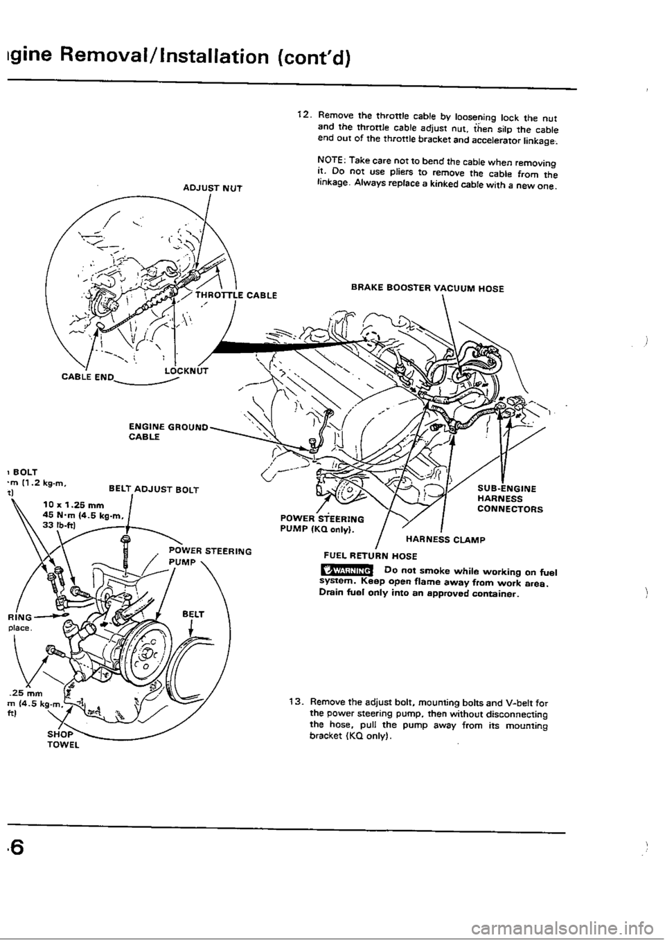 HONDA CIVIC 1990 4.G Workshop Manual 