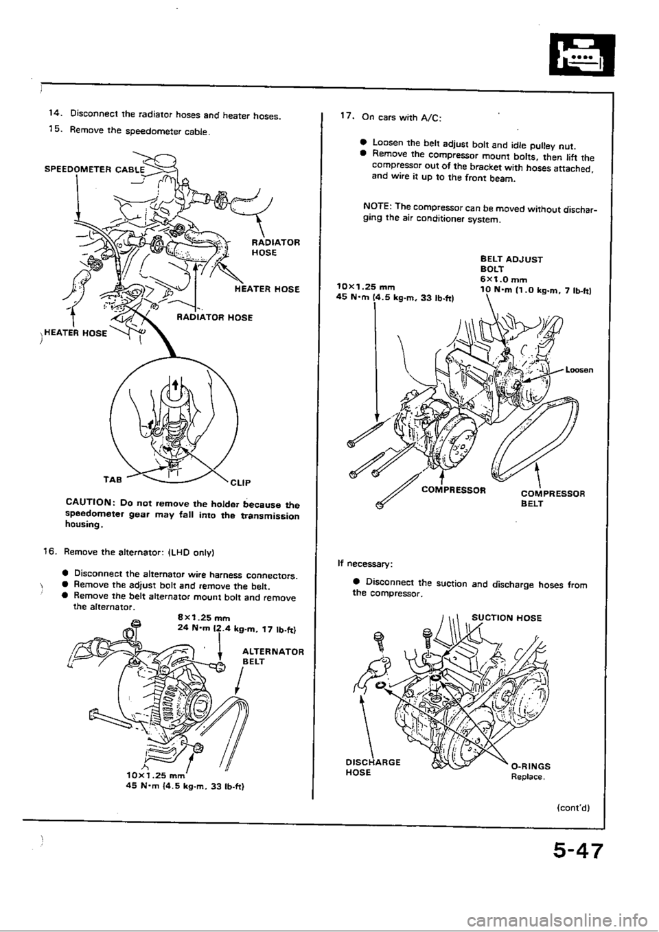HONDA CIVIC 1990 4.G Workshop Manual 