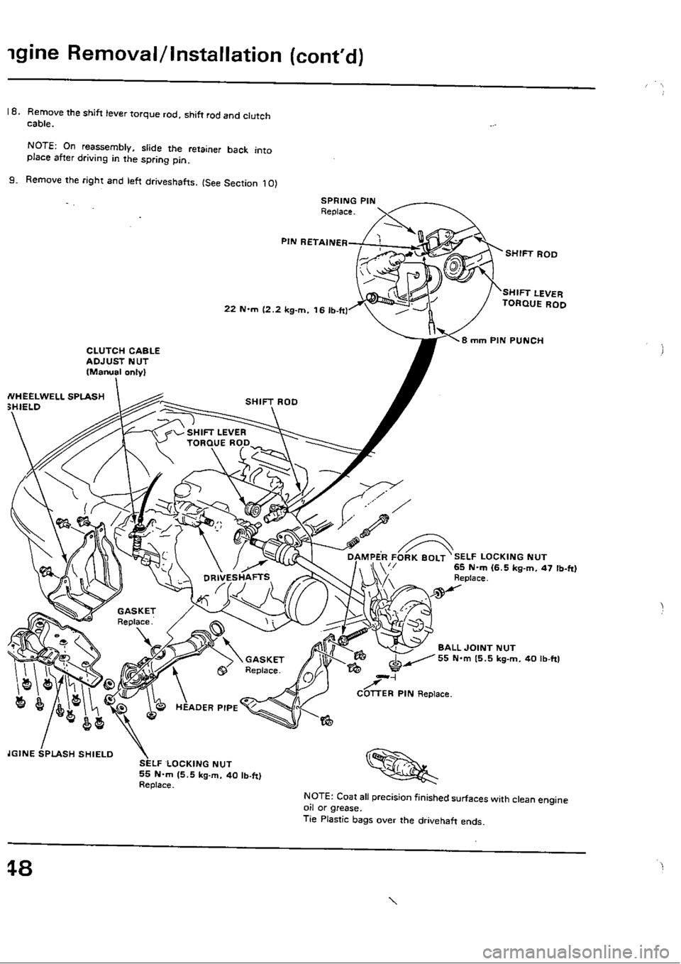 HONDA CIVIC 1990 4.G Workshop Manual 
