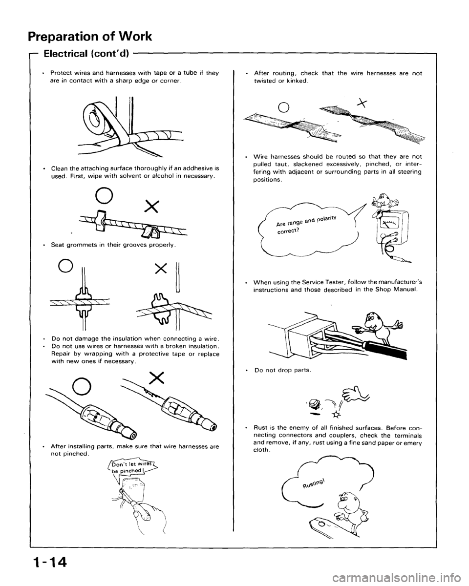 HONDA CRX 1988 2.G Workshop Manual 