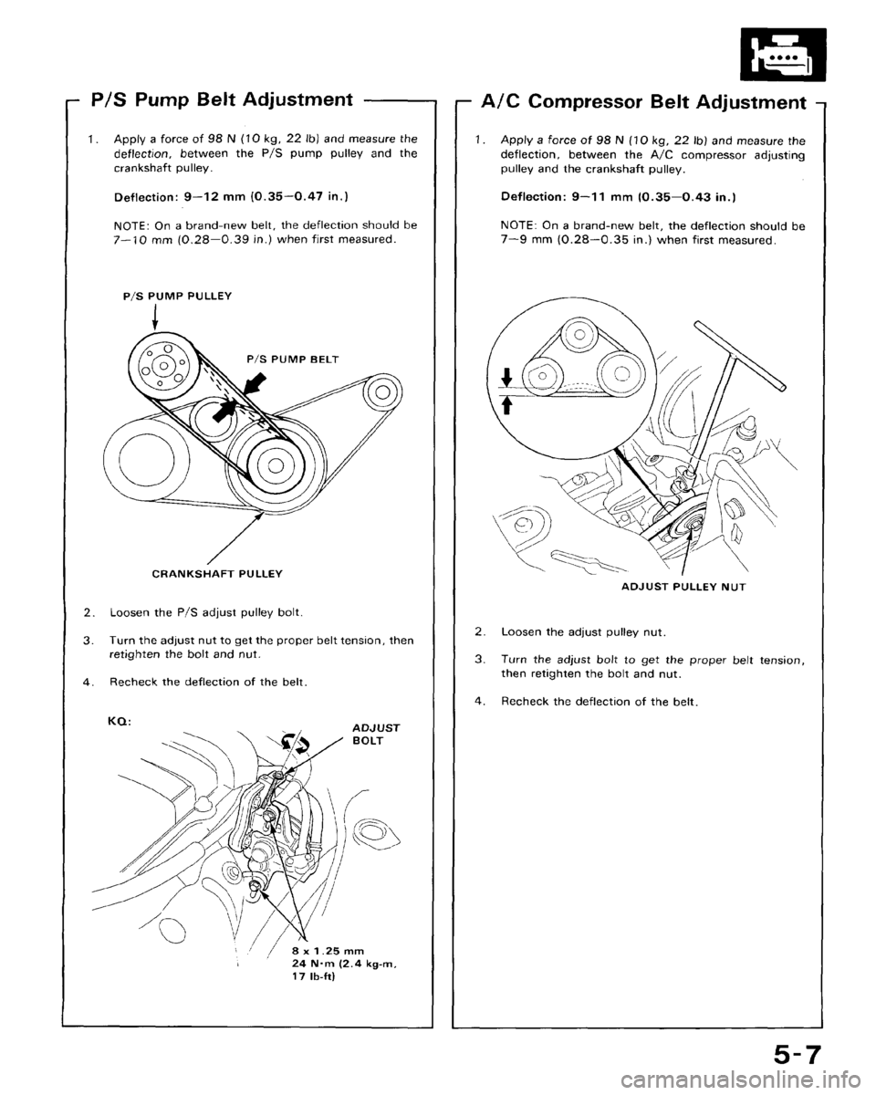 HONDA CRX 1988 2.G Workshop Manual 