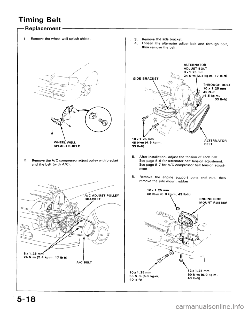 HONDA CRX 1988 2.G Workshop Manual 