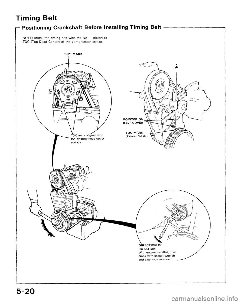 HONDA CRX 1988 2.G Workshop Manual 