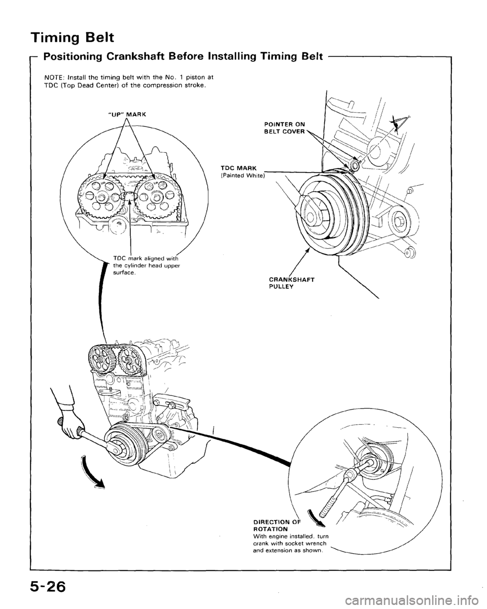 HONDA CRX 1988 2.G Workshop Manual 