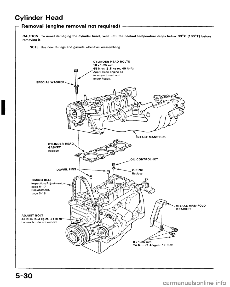 HONDA CRX 1988 2.G Workshop Manual 