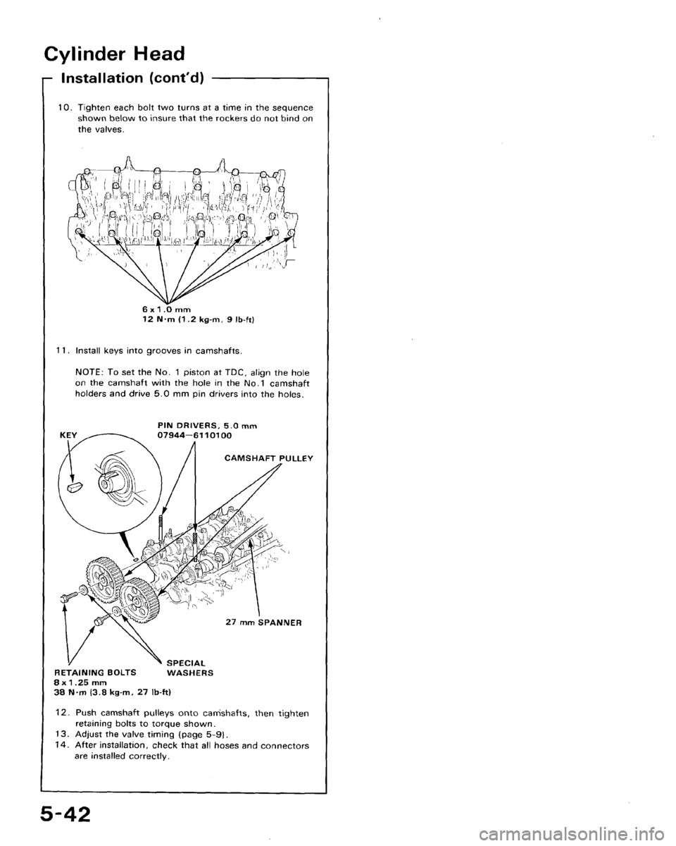 HONDA CRX 1988 2.G Workshop Manual 