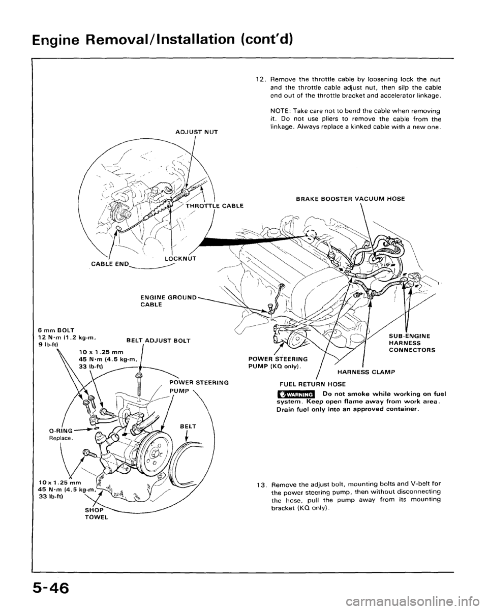HONDA CRX 1988 2.G Workshop Manual 