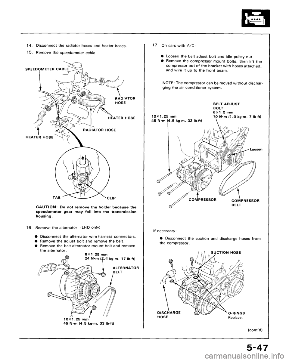HONDA CRX 1988 2.G Workshop Manual 