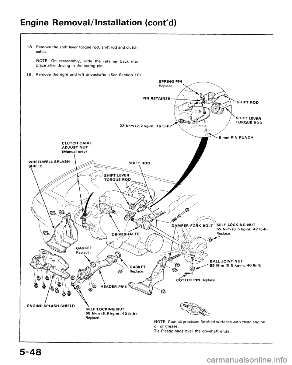 HONDA CRX 1988 2.G Workshop Manual 