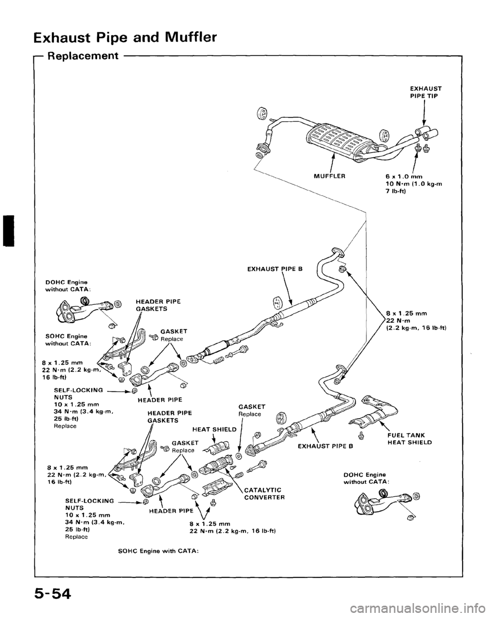 HONDA CRX 1988 2.G Workshop Manual 