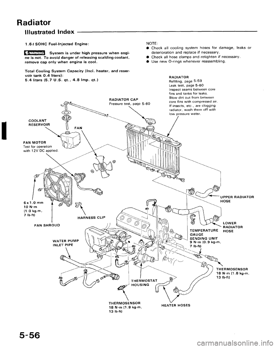 HONDA CRX 1988 2.G Workshop Manual 