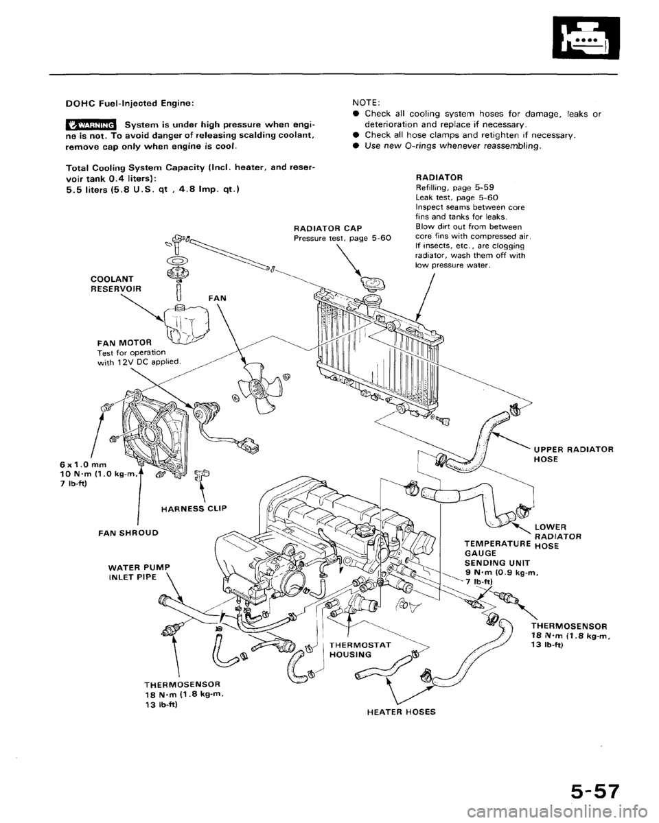HONDA CRX 1988 2.G Workshop Manual 