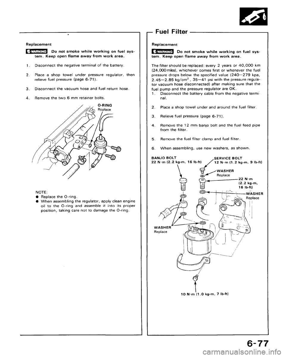 HONDA CRX 1988 2.G Workshop Manual 