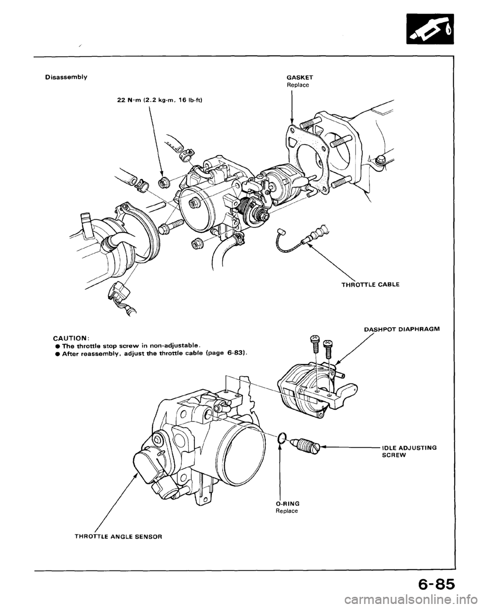 HONDA CRX 1988 2.G Workshop Manual 