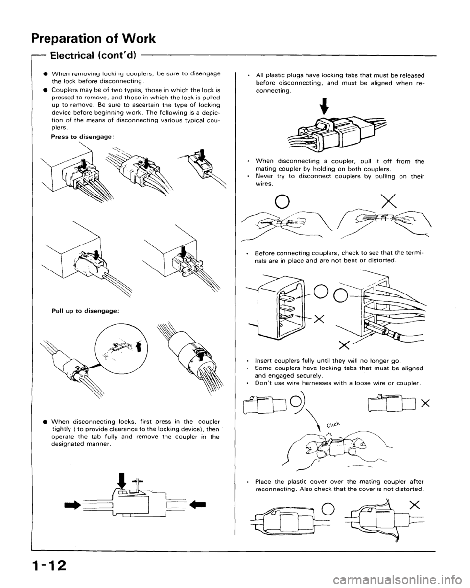 HONDA CRX 1988 2.G Workshop Manual 