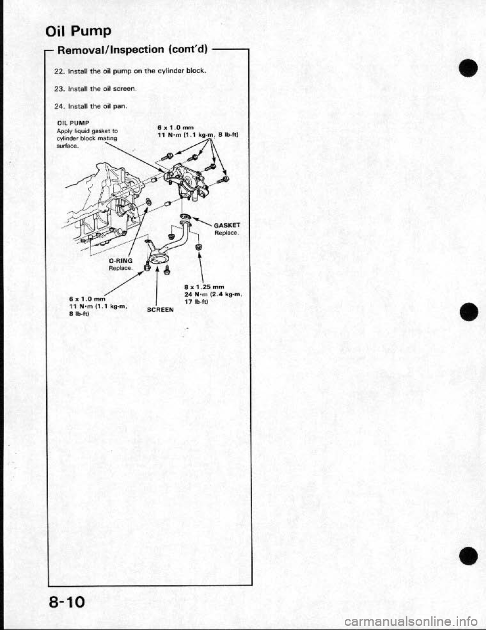 HONDA CRX 1991 2.G Workshop Manual 