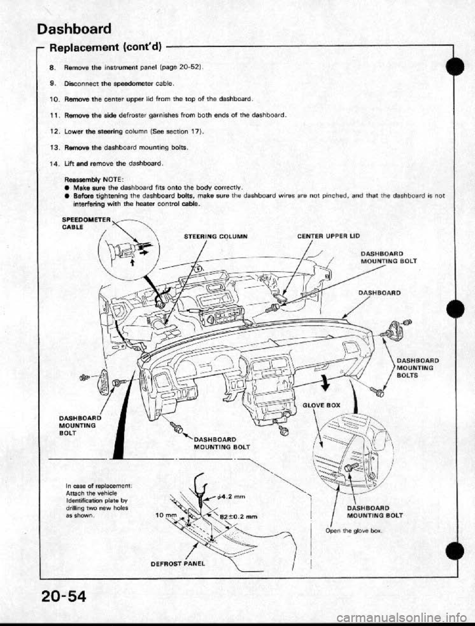 HONDA CRX 1991 2.G Workshop Manual 