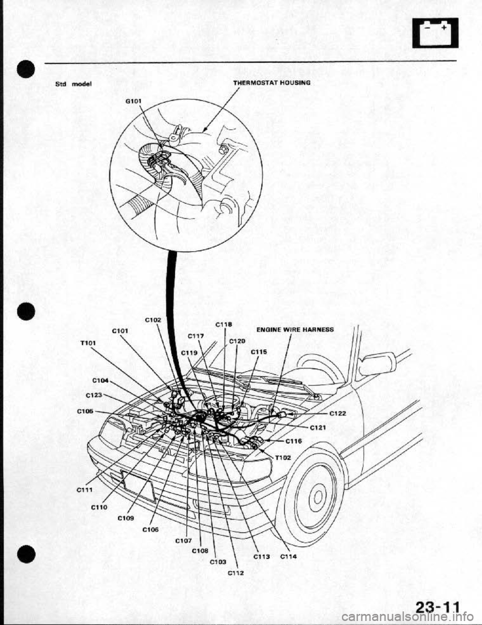 HONDA CRX 1991 2.G Workshop Manual 