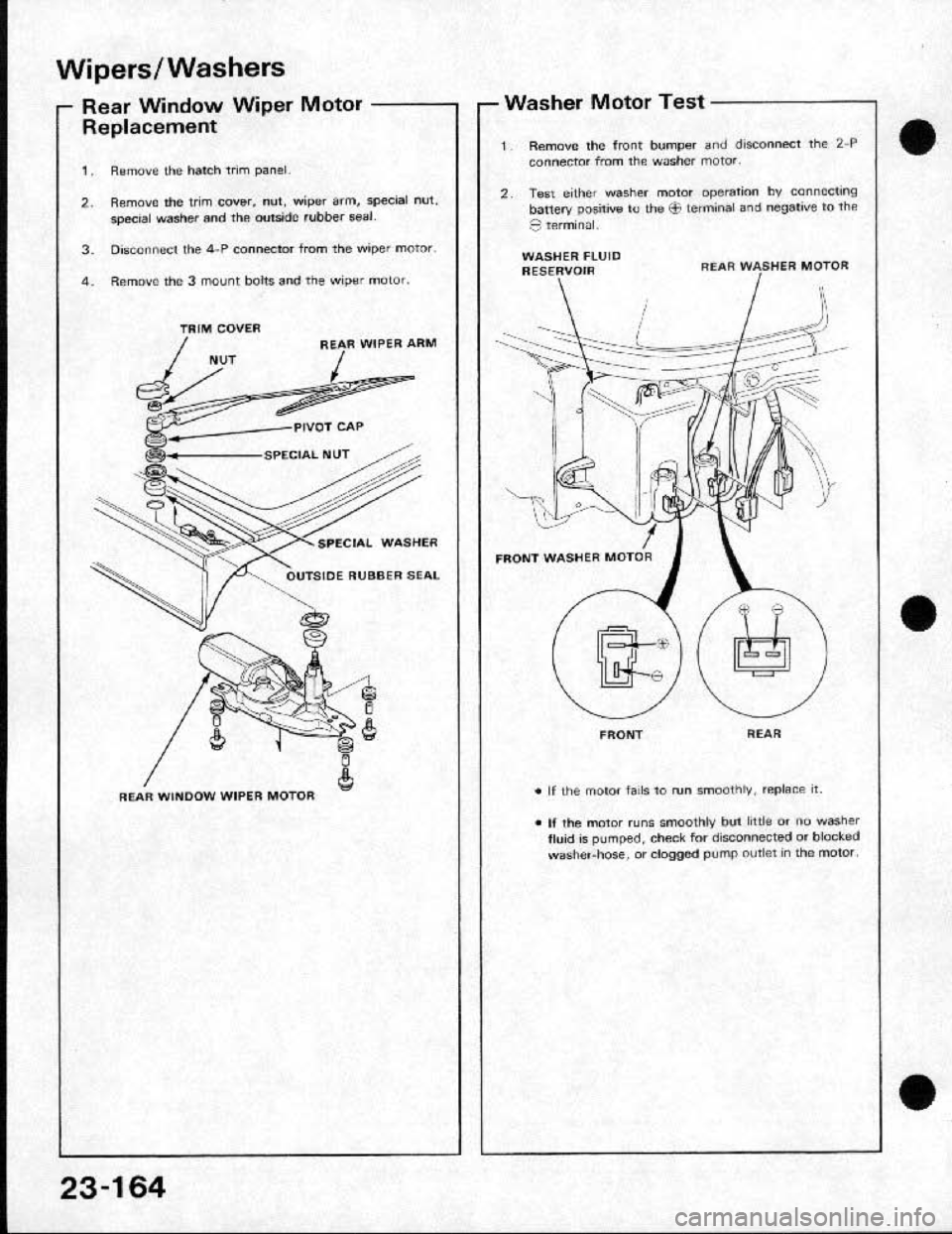 HONDA CRX 1991 2.G Workshop Manual 
