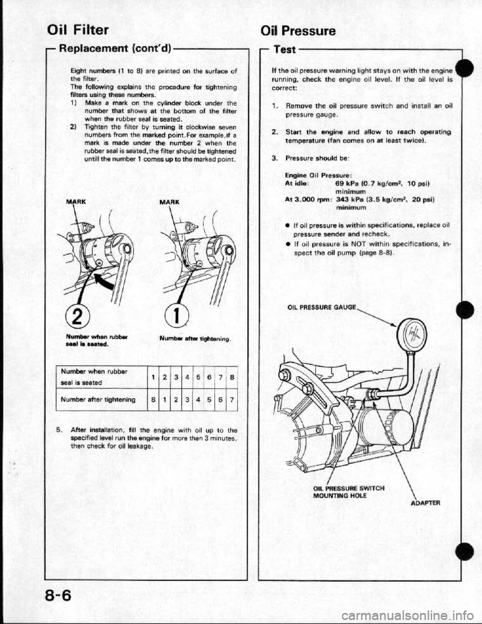 HONDA CRX 1991 2.G Workshop Manual 