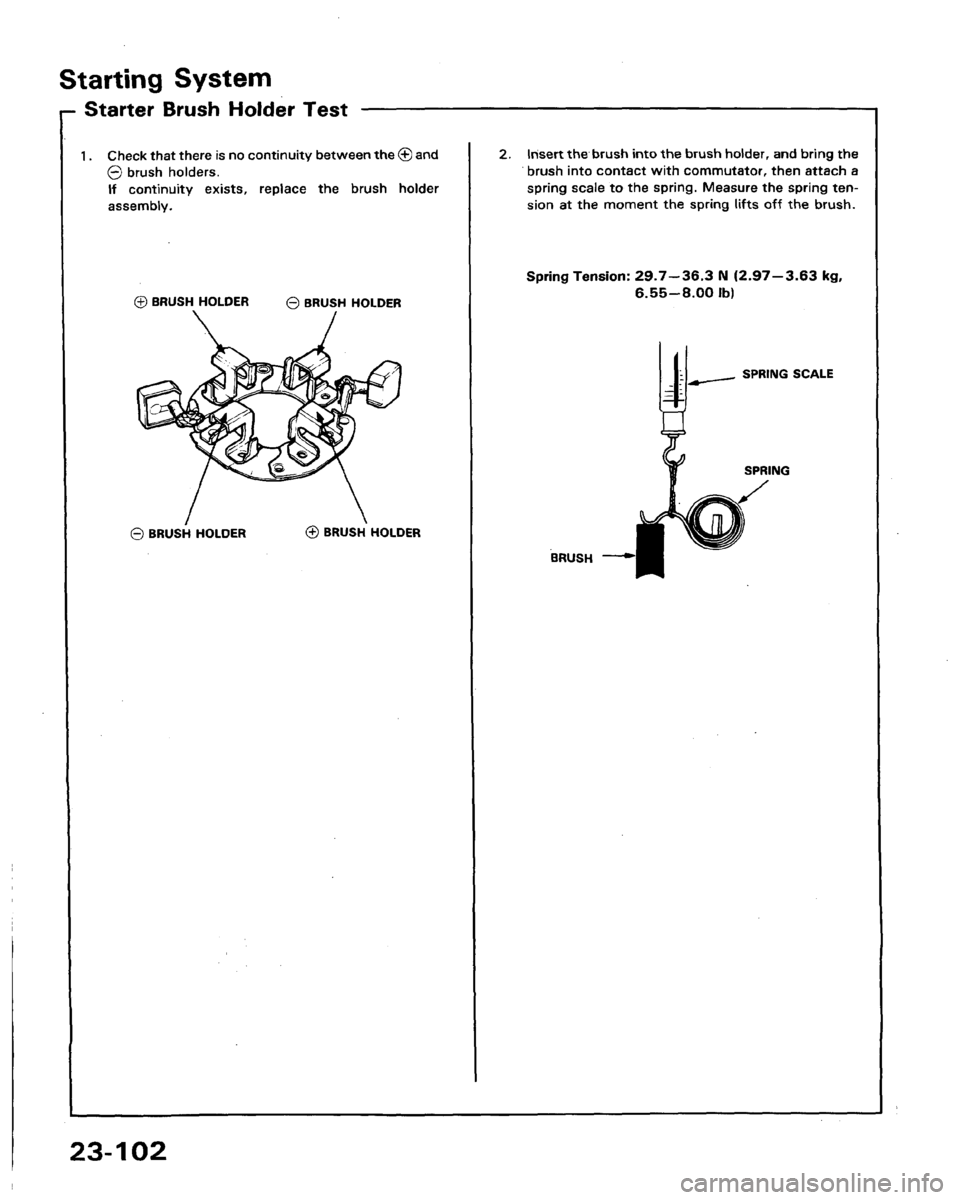 HONDA LEGEND 1991 2.G Workshop Manual 