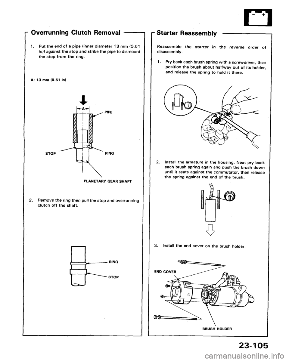 HONDA LEGEND 1991 2.G Workshop Manual 