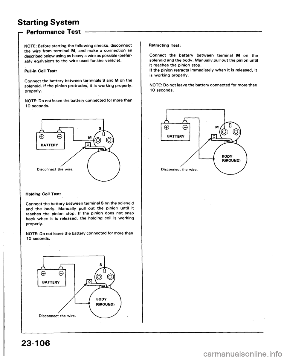 HONDA LEGEND 1991 2.G Workshop Manual 