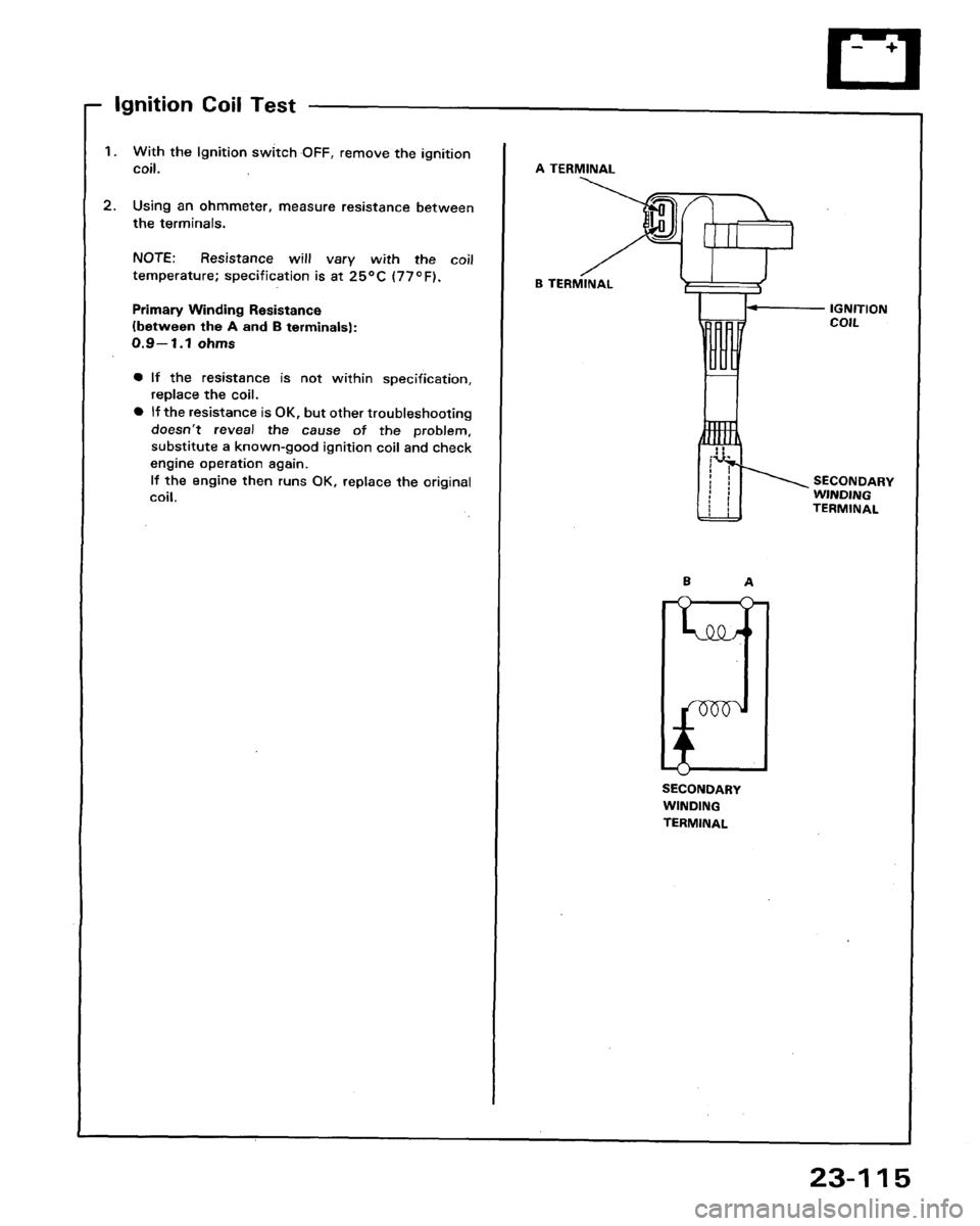 HONDA LEGEND 1991 2.G Workshop Manual 