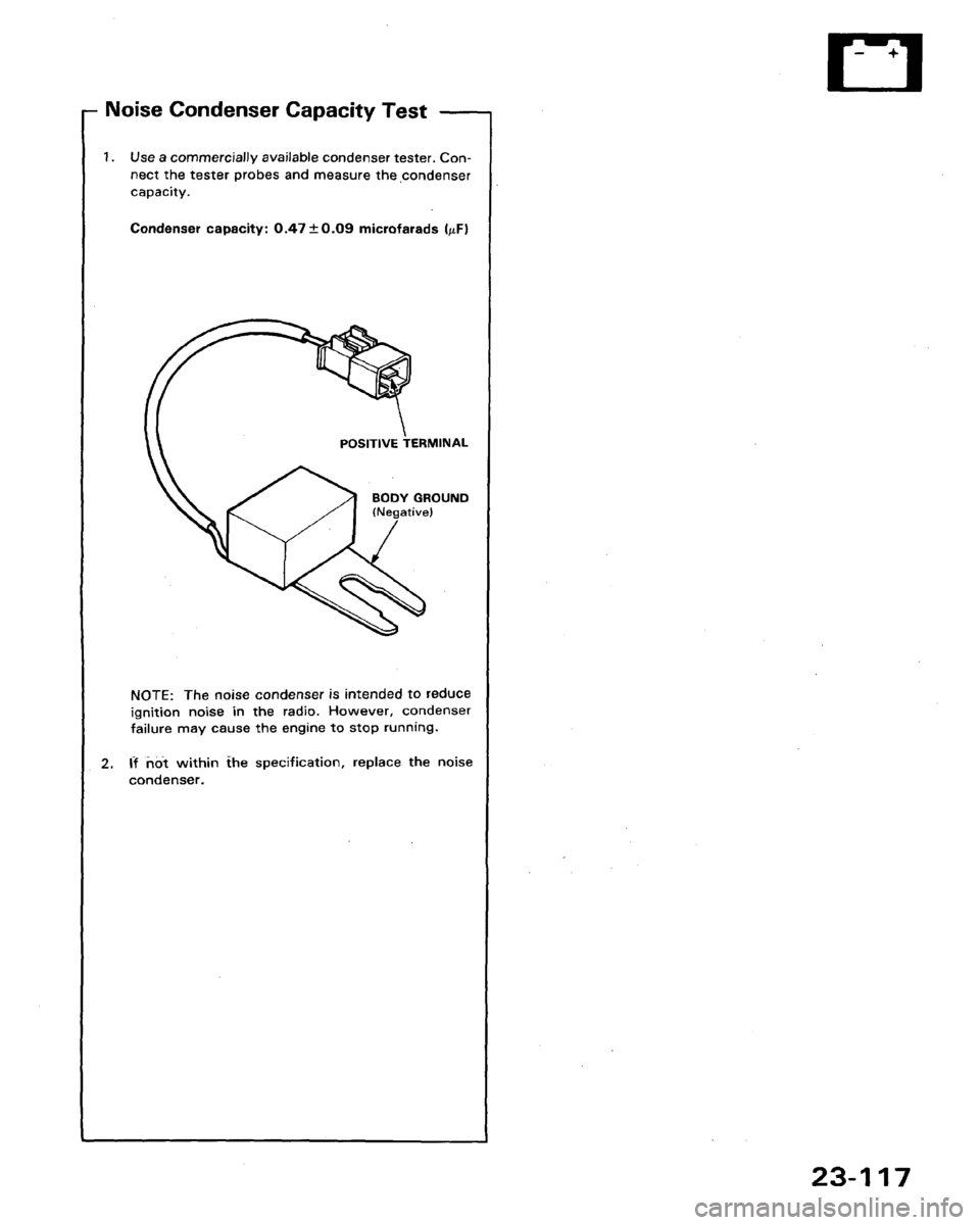HONDA LEGEND 1991 2.G Workshop Manual 