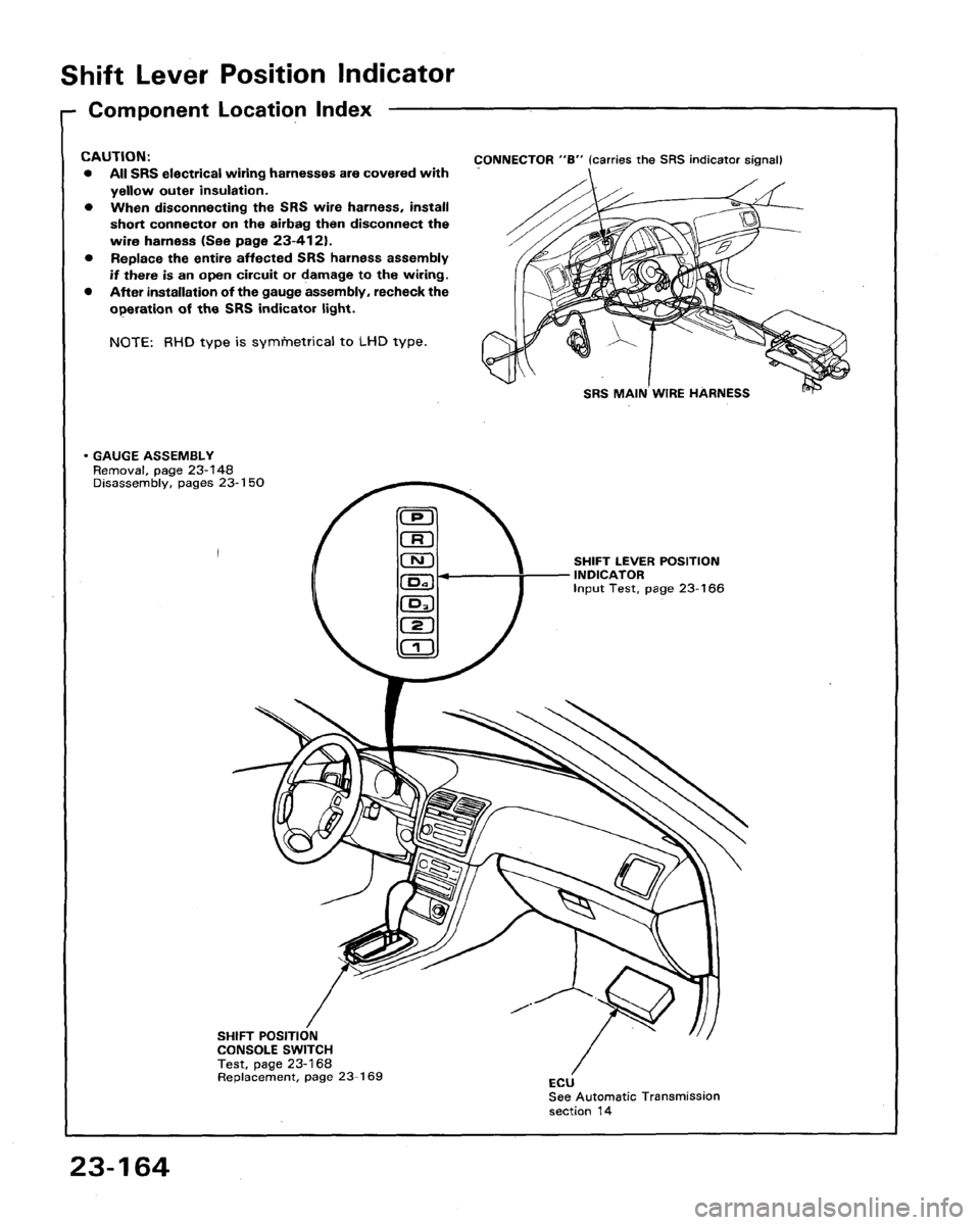 HONDA LEGEND 1991 2.G Workshop Manual 