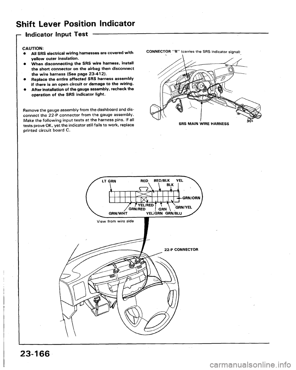 HONDA LEGEND 1991 2.G Workshop Manual 