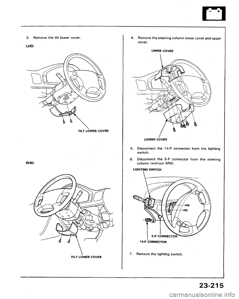 HONDA LEGEND 1991 2.G Workshop Manual 