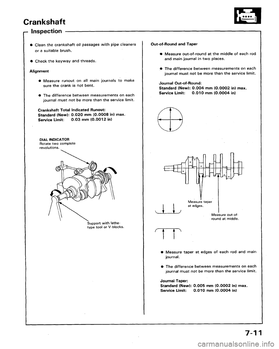 HONDA LEGEND 1991 2.G Workshop Manual 