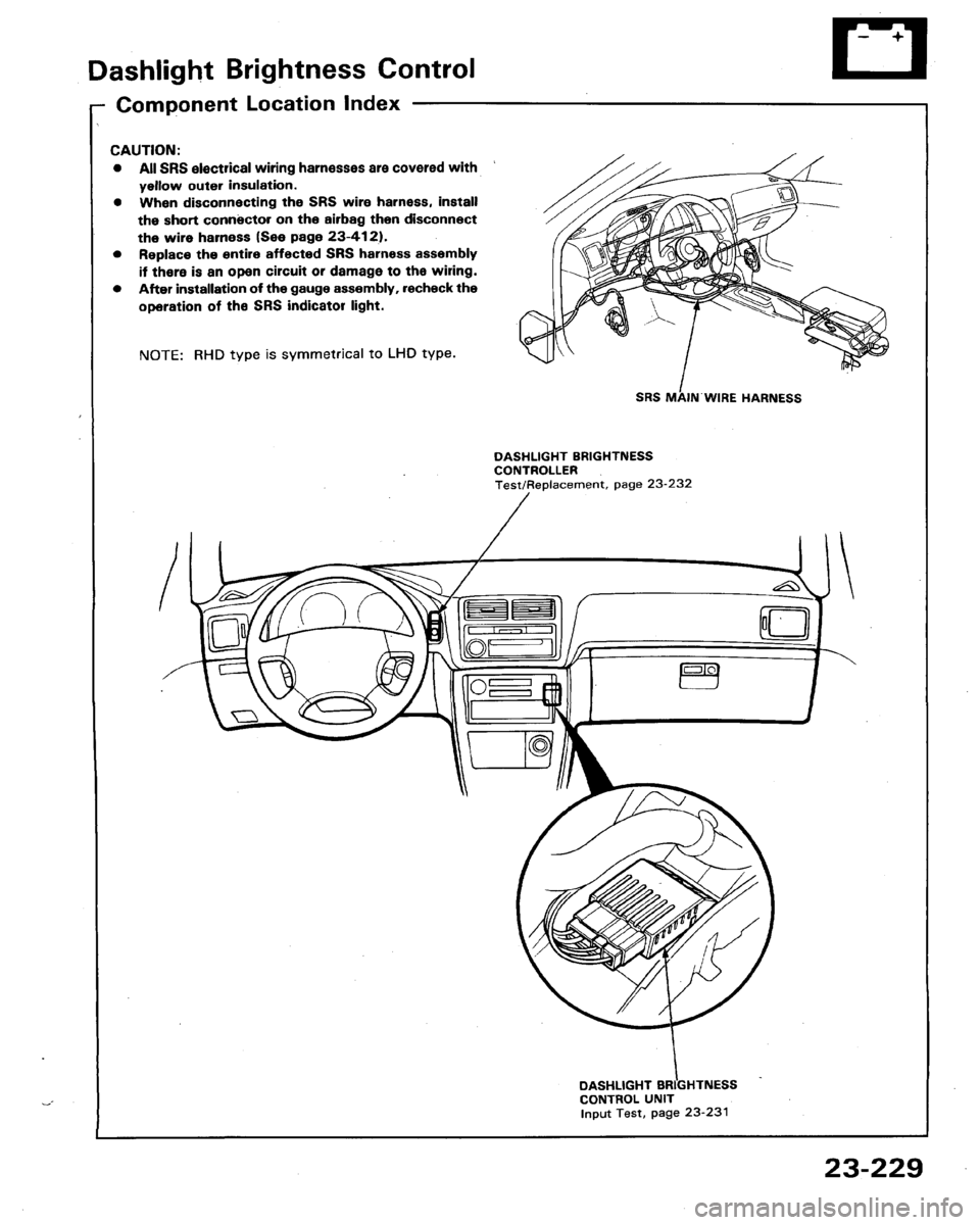 HONDA LEGEND 1991 2.G Workshop Manual 